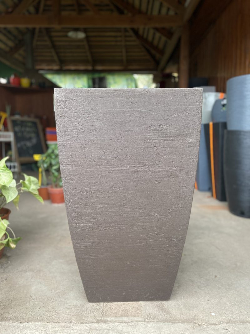 Macetero rectangular color cafe, 75x 40 cm